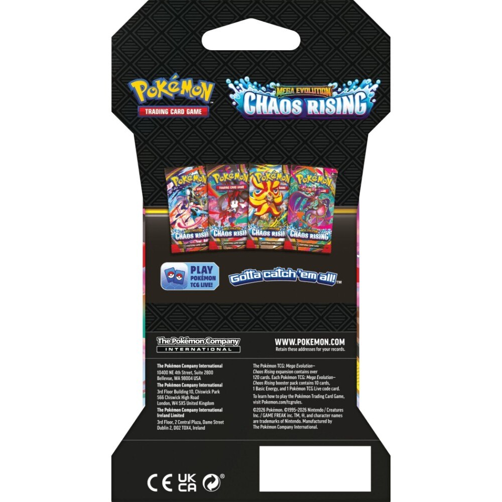 Pokémon: Mega Evolution—Chaos Rising: Sleeved Booster - Image 2