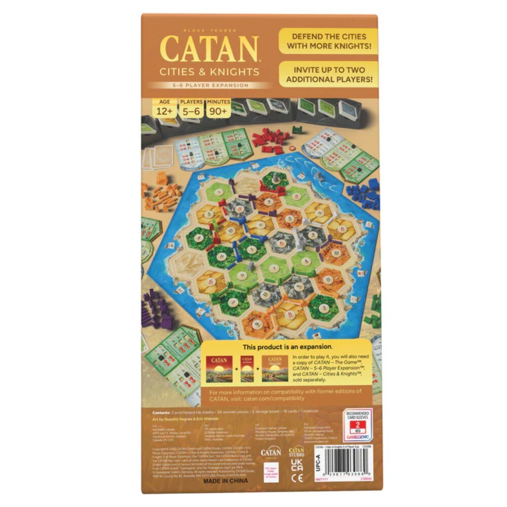 Catan (6th Edition) - Cities & Knights 5-6 Player Expansion - Image 3