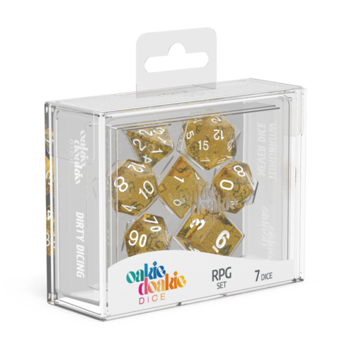 Oakie Doakie Dice: Speckled Orange