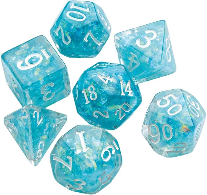 Gamegenic RPG Dice: Candy Like Series - Blueberry - Image 3