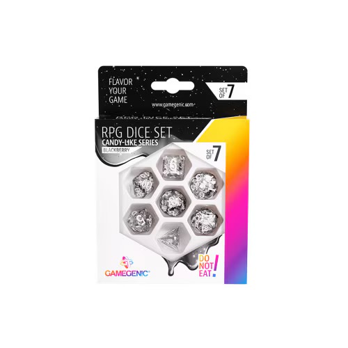 Gamegenic RPG Dice: Candy Like Series - Blackberry