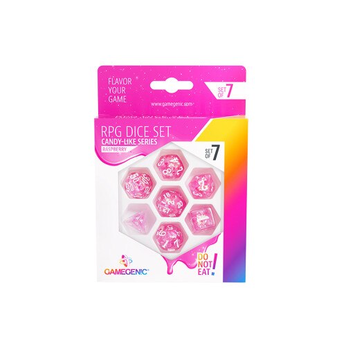 Gamegenic RPG Dice: Candy Like Series - Raspberry