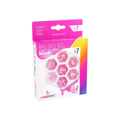Gamegenic RPG Dice: Candy Like Series - Raspberry - Image 2